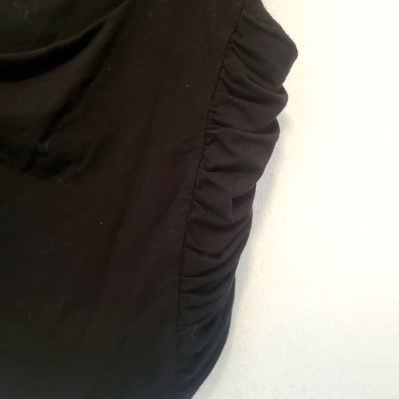 Cropped tank top with ruched sides - Picture 2 of 3